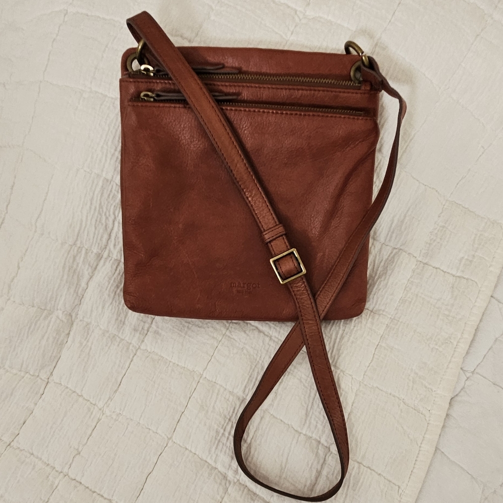 Margot Leather Crossbody Purse